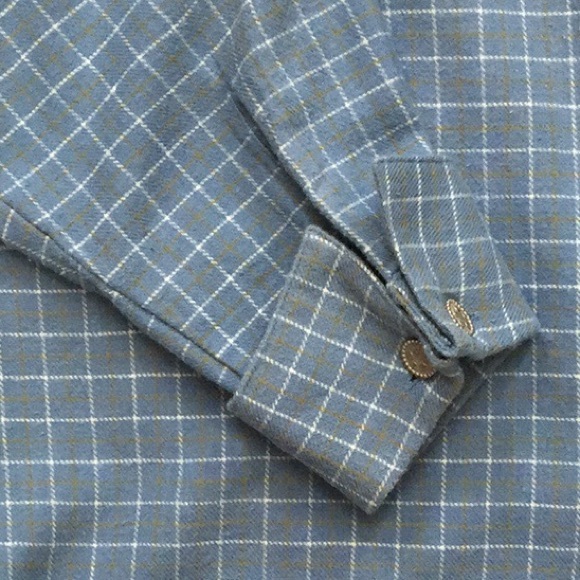 GAP Button Down Gingham Shirt Blouse - Picture 6 of 8